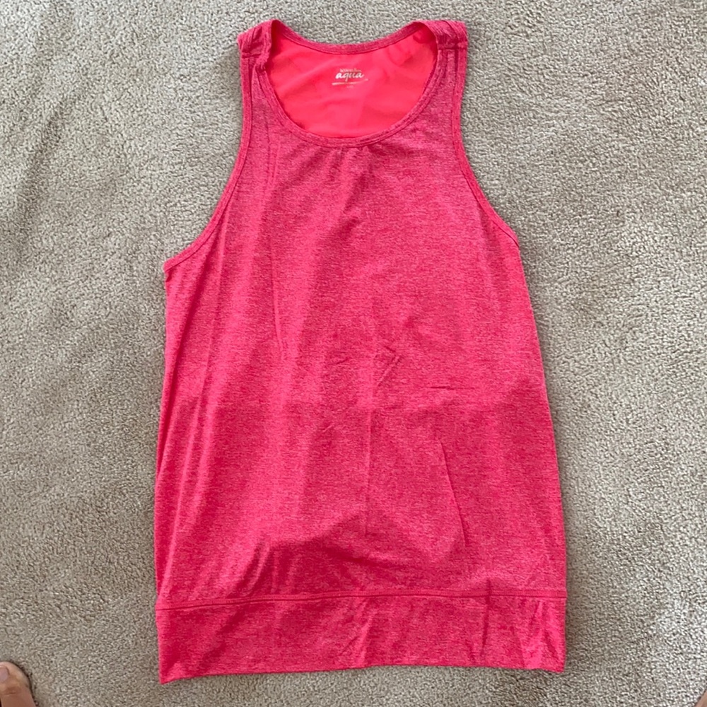 La vie en Rose Aqua tank top